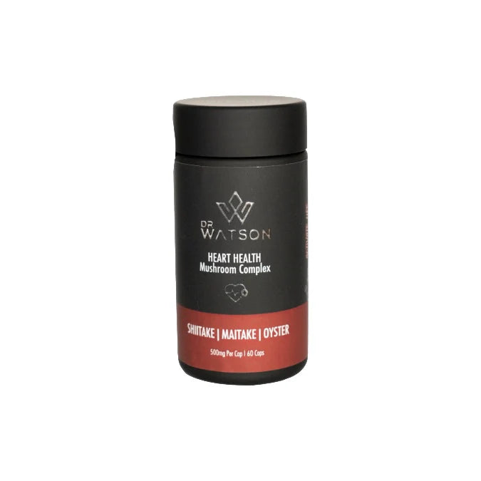 Dr Watson 500mg Heart Health Mushroom Complex Capsules - 60 Capsules